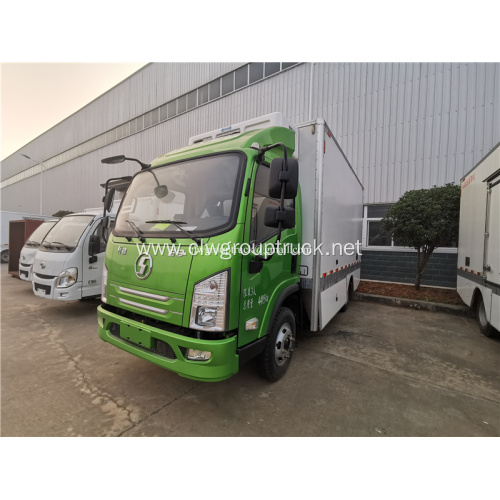 Electric Frozen Chicken Meat Delivery Reefer Van